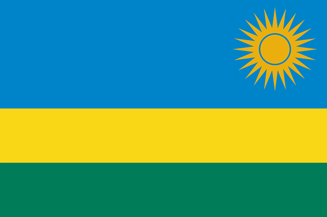 Ruanda Flagge