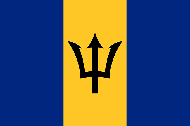 Barbados Flagge